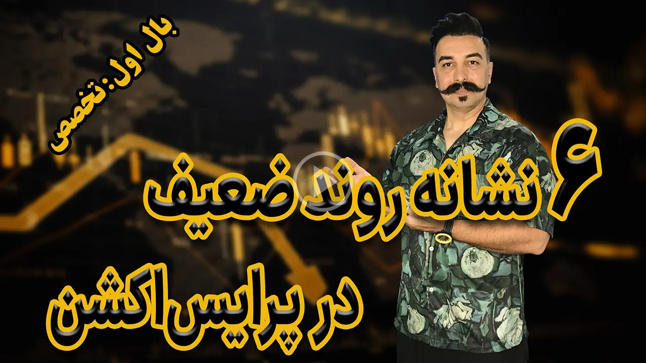 ۶نشانه‌‌ روند ضعیف در پرایس اکشن - دکتر محمد بحرینی